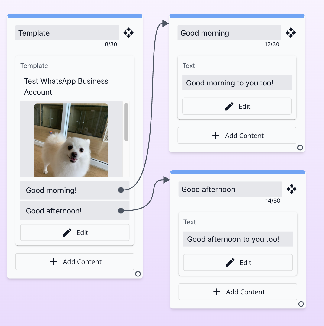 Adding Template to Flow