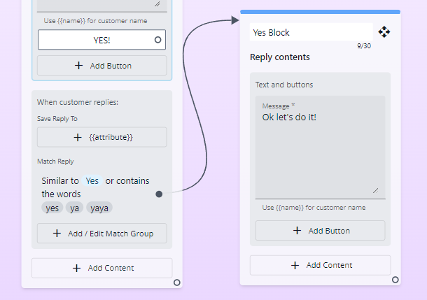 Linking Match Group to Block