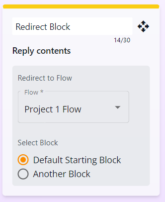 Redirect to Flow