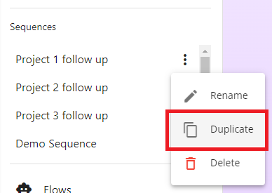 Duplicate a Sequence